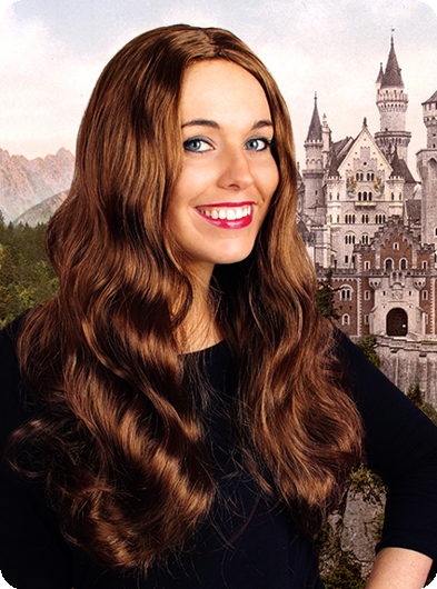 Gudula wig Brown