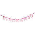 Guirlande communion girl letter