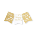 Guirlande d'anniversaire 25 ans - 6 mètres