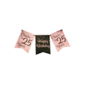 Guirlande d'anniversaire 25 ans - 6 mètres