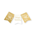 Guirlande d'anniversaire 40 ans - 6 mètres