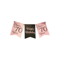 Guirlande d'anniversaire 70 ans - 6 mètres