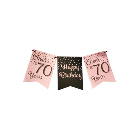 Guirlande d'anniversaire 70 ans - 6 mètres