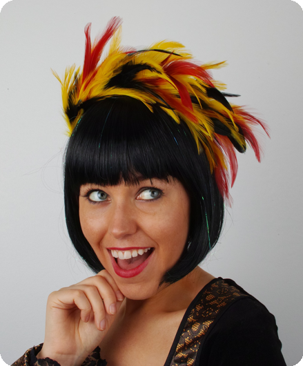 Hair piece with plumes Belgium