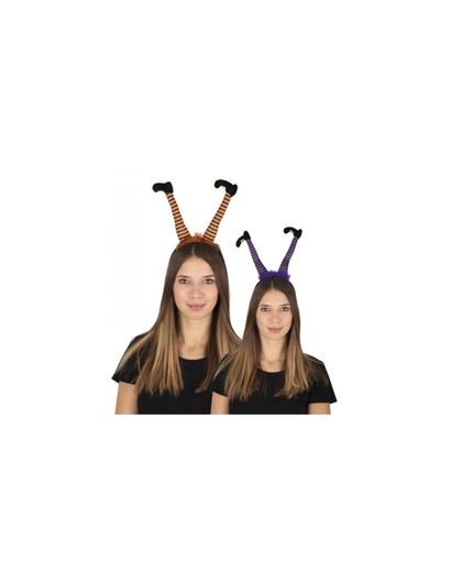 hairband with witches legs