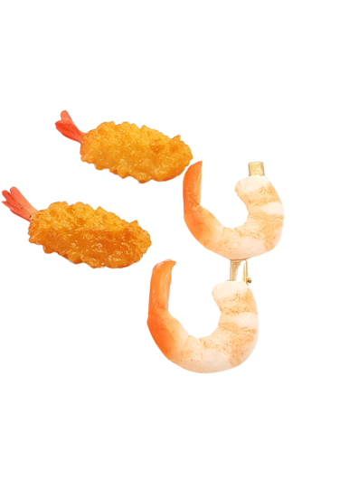 hairpins scampi and fried prawns