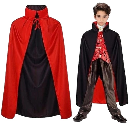 Halloween Cape 90 cm red / black
