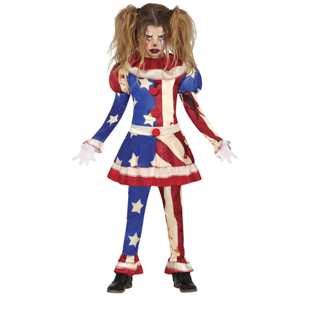 halloween clown meisje Patriot