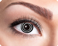 halloween crazy clown lenses spiral