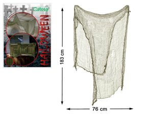 halloween curtain 183x76 cm green