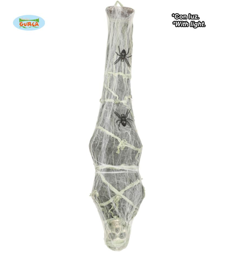 Halloween decoratie pop spinnenweb mummie