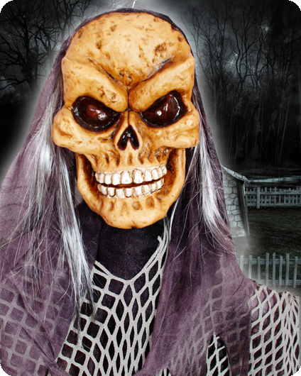 Halloween doll with sound and light
