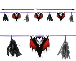 halloween garland 274cm