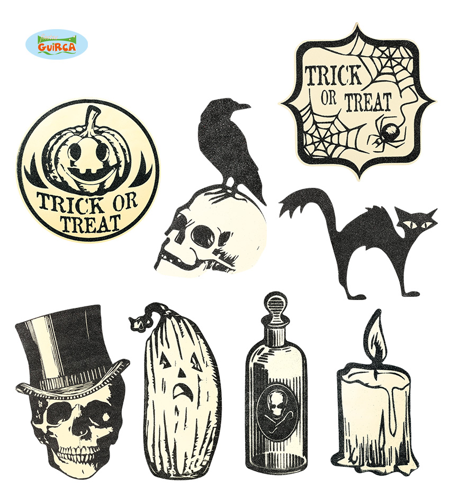 Halloween glitter decoratie