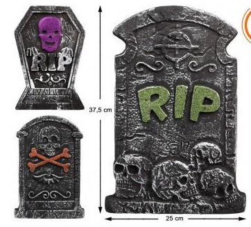 Halloween grafsteen decoratie