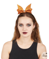halloween hairband with bow bat