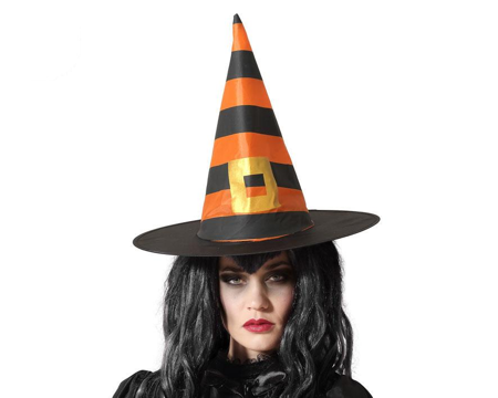 Halloween hoed heks 38.5x34cm