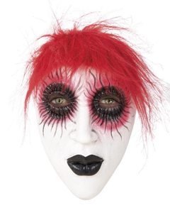 halloween horror masker redhead