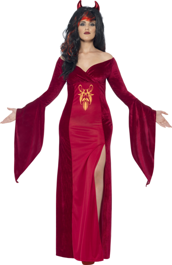 Halloween jurk duivel dame