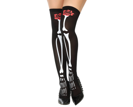 Halloween kniepanty's skelet