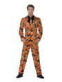 Halloween kostuum voor heren met pompoen print