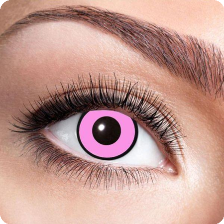 Halloween lenses pink manson