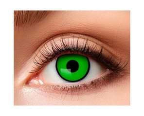 halloween lenzen green demon