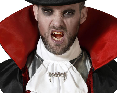 Halloween necklace vampire