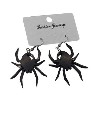 Halloween oorbellen spider