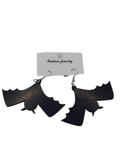 Halloween oorbellen vleermuis
