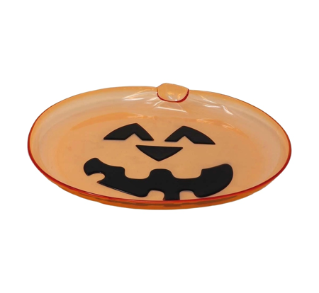 Halloween pompoenschaal 32x28 cm plastic