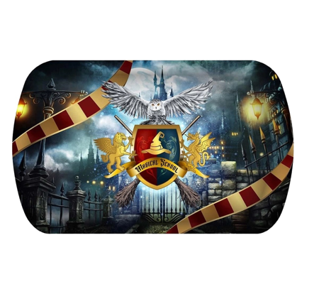 Halloween serveer schaal Wizard 39x24 cm kunststof