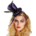 Halloween topper hat with spider web print