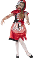 Halloween zombie Little Red Riding Hood dress for girls