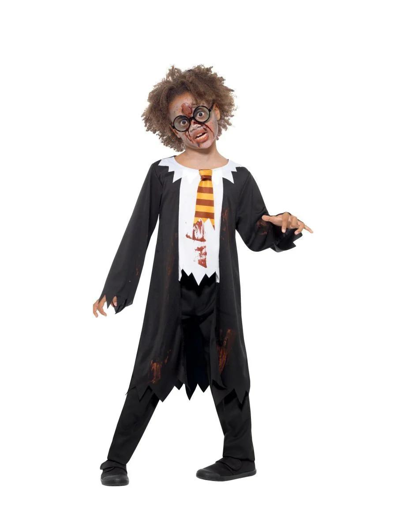 Halloween zombie wizard costume