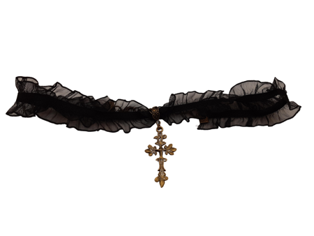 halsketting choker Cross (kruis)
