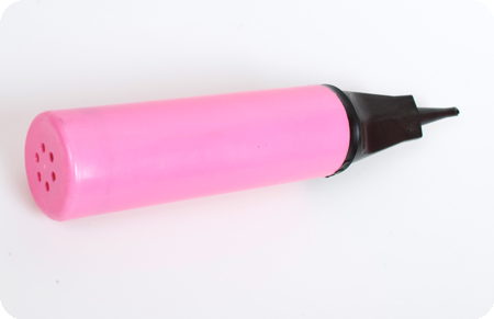Handige plastic ballon pomp