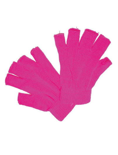 Handschoenen zonder vingers fuchsia