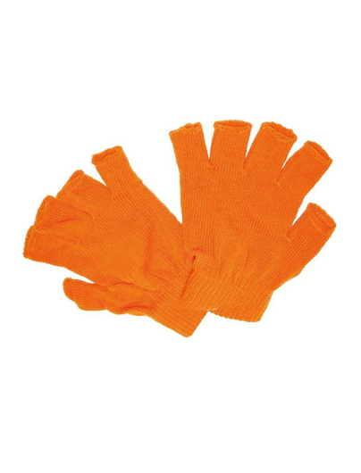 handschoenen zonder vingers oranje