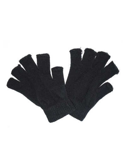 Handschoenen zonder vingers zwart