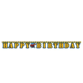 Happy Birthday Banner 'HBD' Under Construction (220cm)