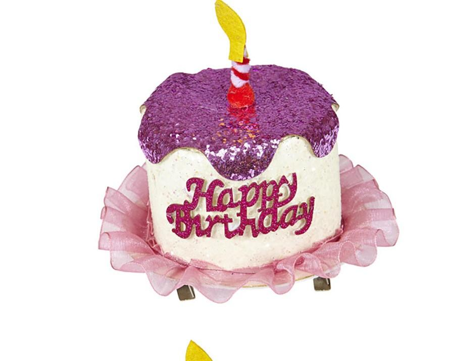 Happy birthday cupcake haarclip