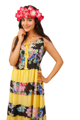 Hawai bloemen jurk