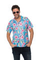 hawai hemd luxe flowers blauw