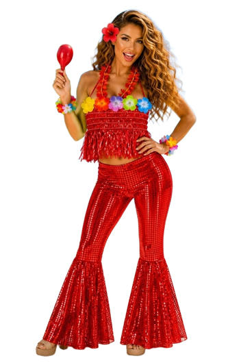 Hawaiian Top rouge