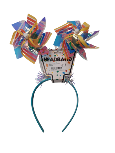 headband with windmills