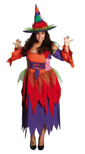 Heks kostuum crazy witch fullcut
