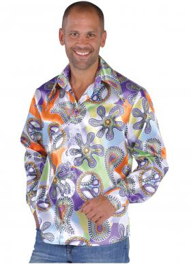 Hemd jaren 70 disco hippie