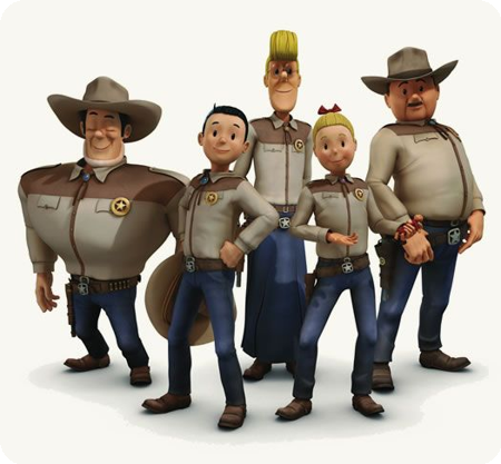 Hemd jerommeke met spieren taxas rakkers cowboy