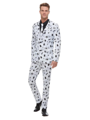 Heren pak met insect print Halloween